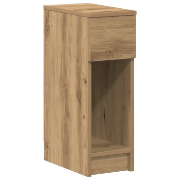 vidaXL Κομοδίνο με συρτάρι Αρτισιανή Δρυς 20x36x60cm 1 τεμ.