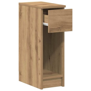 vidaXL Κομοδίνο με συρτάρι Αρτισιανή Δρυς 20x36x60cm 1 τεμ.