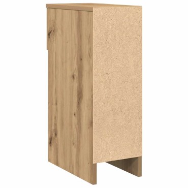 vidaXL Κομοδίνο με συρτάρι Αρτισιανή Δρυς 20x36x60cm 1 τεμ.