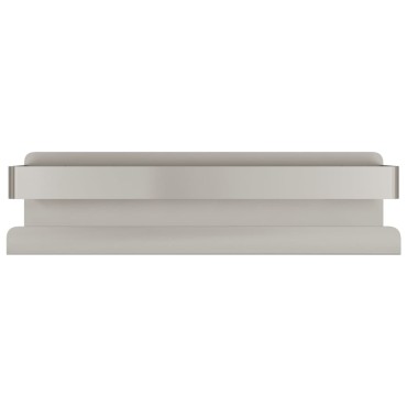 vidaXL Ράφι Μπάνιου 23x6,5x6cm Βουρτσισμένο Ανοξείδωτο Ατσάλι 304