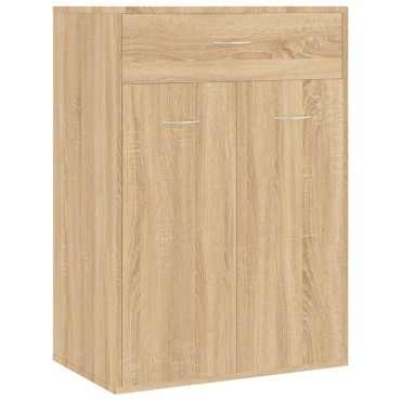 vidaXL Παπουτσοθήκη Sonoma Δρυς 60x35x84cm από Επεξ. Ξύλο
