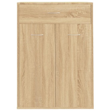 vidaXL Παπουτσοθήκη Sonoma Δρυς 60x35x84cm από Επεξ. Ξύλο