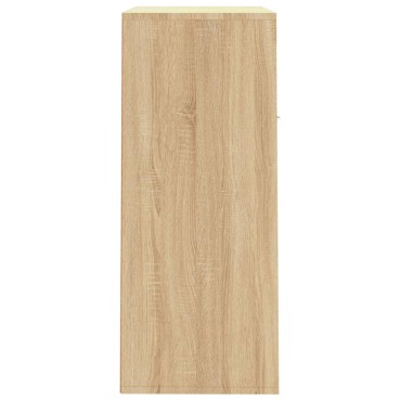 vidaXL Παπουτσοθήκη Sonoma Δρυς 60x35x84cm από Επεξ. Ξύλο