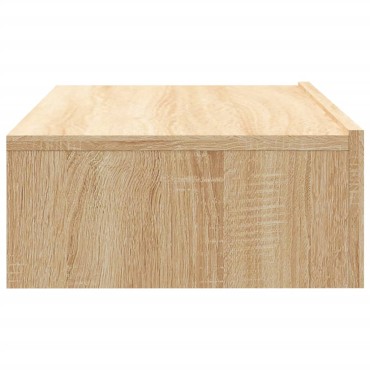 vidaXL Έπιπλο Τηλεόρασης με LED Sonoma Δρυς 60x35x15,5cm