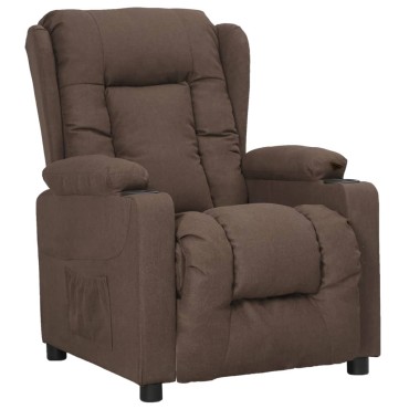 vidaXL Πολυθρόνα με Ανύψωση Taupe Υφασμάτινη 72,5x96x99,5cm 1 τεμ.