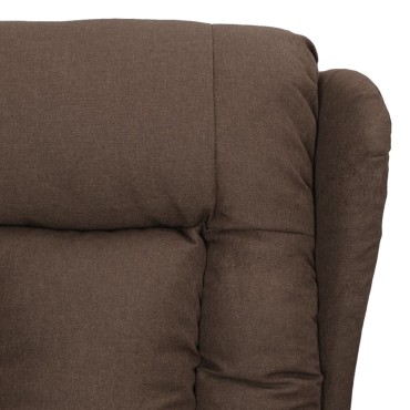 vidaXL Πολυθρόνα με Ανύψωση Taupe Υφασμάτινη 72,5x96x99,5cm 1 τεμ.