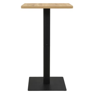vidaXL Τραπέζι Bistro Χρώμα Δρυός 70x70x107cm 1 τεμ.