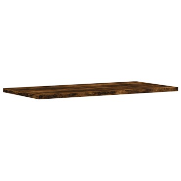 vidaXL Ράφια Τοίχου 4 τεμ. Καπνιστή Δρυς 60x30x1,5cm Επεξεργ. Ξύλο