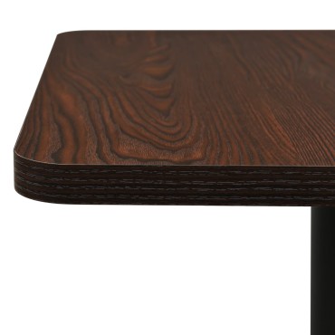 vidaXL Τραπέζι Bistro Σκούρο Σταχτί 60x60x107cm 1 τεμ.
