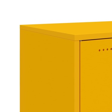 vidaXL Ντουλάπι Μουσταρδί 100,5x39x72cm από Ατσάλι 1 τεμ.