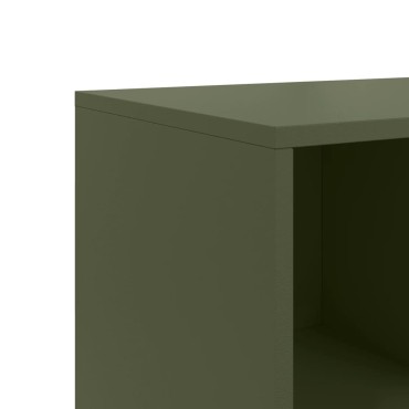 vidaXL Ντουλάπι Πράσινο Λαδί 100,5x39x72cm από Ατσάλι 1 τεμ.