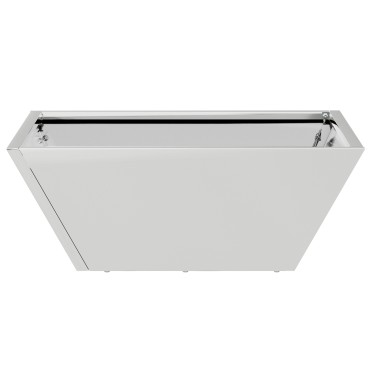 vidaXL Μεταλλική Γλάστρα Ανοξείδωτο Ατσάλι 40 x 40 x 15 cm Ανθεκτική