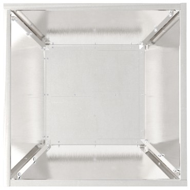 vidaXL Μεταλλική Γλάστρα Ανοξείδωτο Ατσάλι 40 x 40 x 15 cm Ανθεκτική
