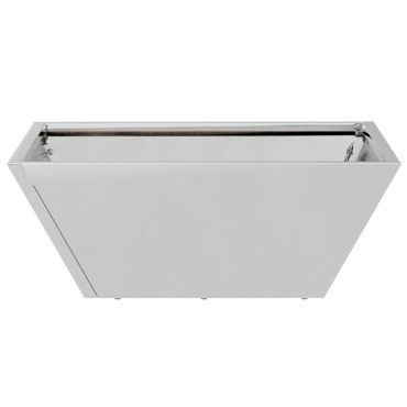 vidaXL Γλάστρα χάλυβα Γαλβανισμένος χάλυβας 40 x 40 x 15 cm