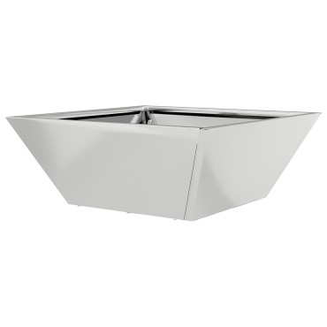 vidaXL Γλάστρα χάλυβα Γαλβανισμένος χάλυβας 40 x 40 x 15 cm