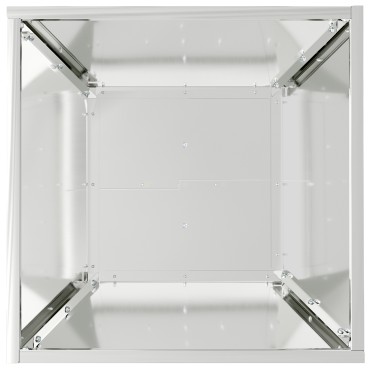 vidaXL Γλάστρα χάλυβα Γαλβανισμένος χάλυβας 40 x 40 x 15 cm