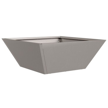 vidaXL Μεταλλική Γλάστρα Ανθεκτικό ατσάλι 40 x 40 x 15 εκ.