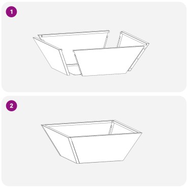 vidaXL Μεταλλική Γλάστρα Ανθεκτικό ατσάλι 40 x 40 x 15 εκ.