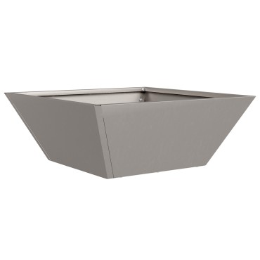 vidaXL Μεταλλική Γλάστρα Ανθεκτικό ατσάλι 40 x 40 x 15 εκ.
