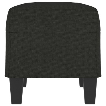 vidaXL Πάγκος Μαύρος 70x35x41cm Υφασμάτινος 1 τεμ.