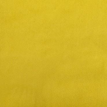 vidaXL Σκαμπό/Υποπόδιο Κίτρινο 77x55x31cm Βελούδινο 1 τεμ.