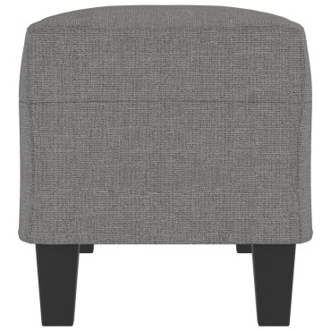 vidaXL Πάγκος Σκούρο Γκρι 100x35x41cm Υφασμάτινος 1 τεμ.