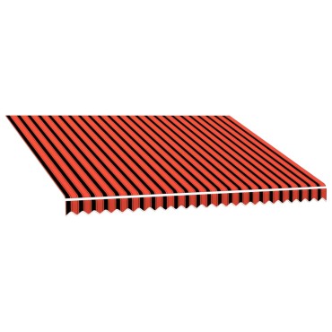 vidaXL Τεντόπανο Πορτοκαλί / Καφέ 350 x 250 εκ. από Καραβόπανο