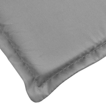 vidaXL Μαξιλάρι Ξαπλώστρας Γκρι 180x60x4cm από Ύφασμα Oxford