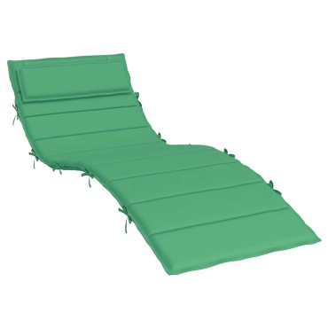 vidaXL Μαξιλάρι Ξαπλώστρας Πράσινο 180x60x4cm από Ύφασμα Oxford