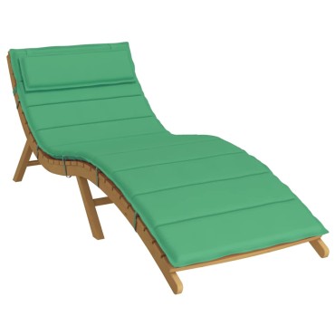 vidaXL Μαξιλάρι Ξαπλώστρας Πράσινο 180x60x4cm από Ύφασμα Oxford