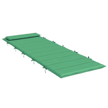 vidaXL Μαξιλάρι Ξαπλώστρας Πράσινο 180x60x4cm από Ύφασμα Oxford