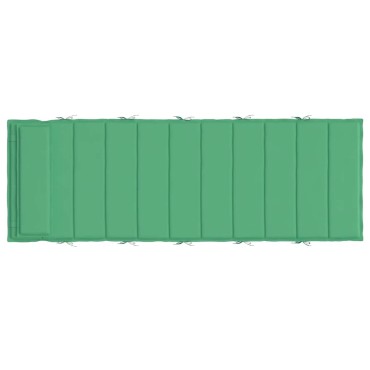 vidaXL Μαξιλάρι Ξαπλώστρας Πράσινο 180x60x4cm από Ύφασμα Oxford
