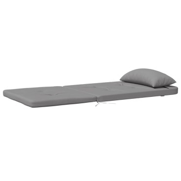 vidaXL Μαξιλάρια Καρέκλας Adirondack 2 τεμ. Γκρι από Ύφασμα Oxford 126x58x4,5cm
