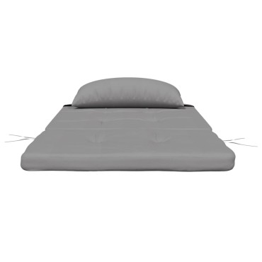 vidaXL Μαξιλάρια Καρέκλας Adirondack 2 τεμ. Γκρι από Ύφασμα Oxford 126x58x4,5cm