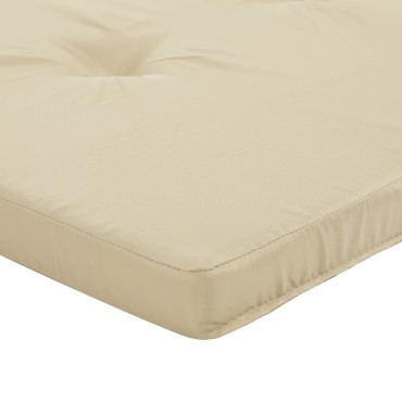 vidaXL Μαξιλάρια Καρέκλας Adirondack 2 τεμ. Μπεζ από Ύφασμα Oxford 126x58x4,5cm