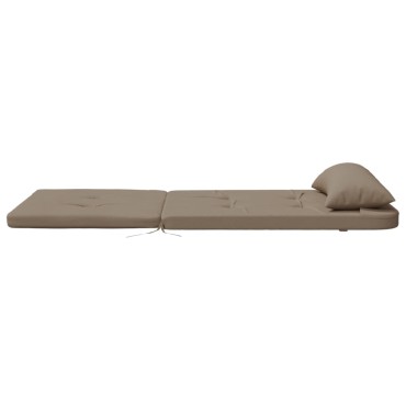 vidaXL Μαξιλάρια Καρέκλας Adirondack 2 τεμ. Taupe από Ύφασμα Oxford 126x58x4,5cm