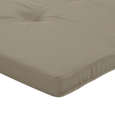 vidaXL Μαξιλάρια Καρέκλας Adirondack 2 τεμ. Taupe από Ύφασμα Oxford 126x58x4,5cm