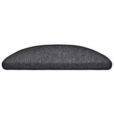 vidaXL Στρώματα σκάλας 30 τεμάχια Ανθρακί 56x17x3 cm
