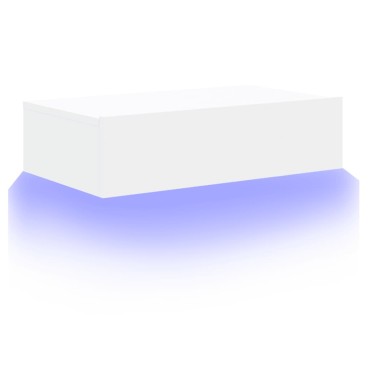 vidaXL Έπιπλο Τηλεόρασης με LED Λευκό 60x35x15,5cm