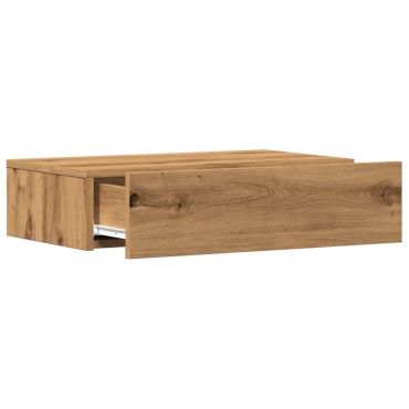 ντουλάπι τηλεόρασης vidaXL με φώτα LED Artisan Oak 60x35x15,5cm