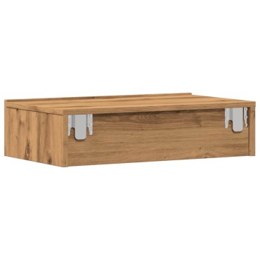 ντουλάπι τηλεόρασης vidaXL με φώτα LED Artisan Oak 60x35x15,5cm