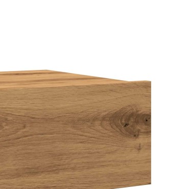 ντουλάπι τηλεόρασης vidaXL με φώτα LED Artisan Oak 60x35x15,5cm