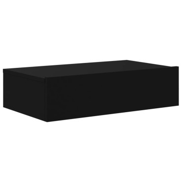 vidaXL Έπιπλο Τηλεόρασης με LED Μαύρο 60x35x15,5cm