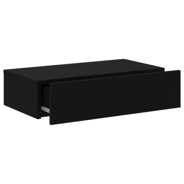 vidaXL Έπιπλο Τηλεόρασης με LED Μαύρο 60x35x15,5cm