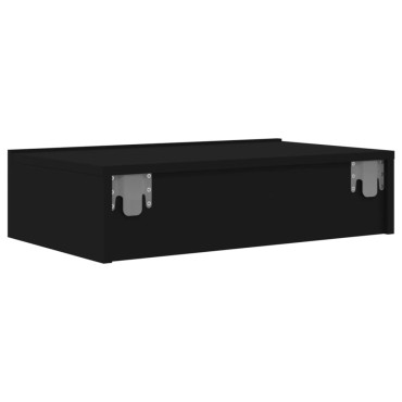 vidaXL Έπιπλο Τηλεόρασης με LED Μαύρο 60x35x15,5cm
