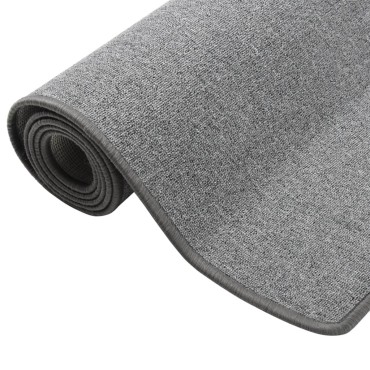 vidaXL Χαλί Διάδρομος Σκούρο Γκρι 80x250cm