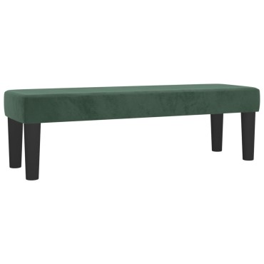 vidaXL Κρεβάτι Boxspring με Στρώμα Σκούρο Πράσινο 200x200εκ. Βελούδινο