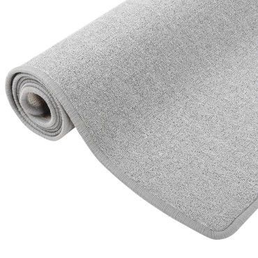 vidaXL Χαλί Διάδρομος Ανοιχτό Γκρι 80x400cm
