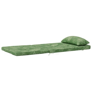 vidaXL Μαξιλάρια Καρέκλας Adirondack 2 τεμ. Σχ. Φύλλα Ύφασμα Oxford 126x58x4,5cm