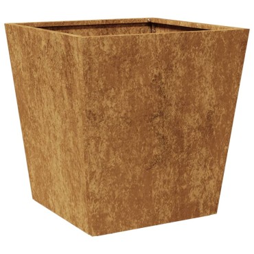 vidaXL Ζαρντινιέρα Κήπου 40x40x40 cm Ατσάλι σκληρυθέν στον αέρα
